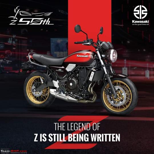 Kawasaki Z650RS 50th Anniversary edition launched in India 