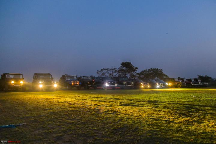 Night off-roading with Jeep, Thar & other cars in Kolkata 