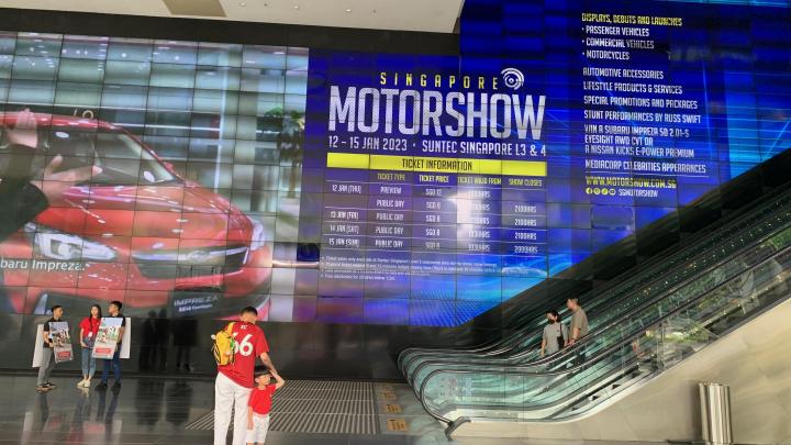 Attended Singapore Motorshow 2023: Over 20 car companies participated 