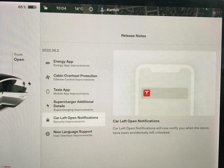 What changes do the 3 latest software updates on my Tesla Model 3 bring 