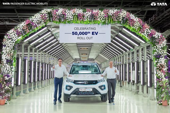 Tata Motors EV production crosses the 50,000 unit mark 