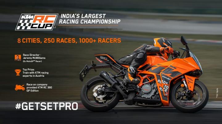 KTM India announces RC Cup at India Bike Week 2022 