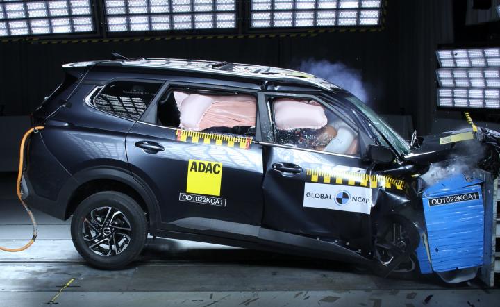 Kia Carens scores 3 stars in Global NCAP crash tests 