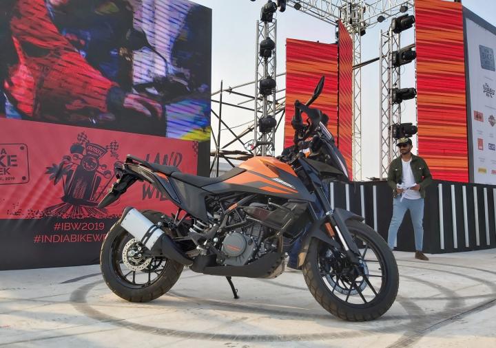 KTM 390 Adventure unveiled at India Bike Week 