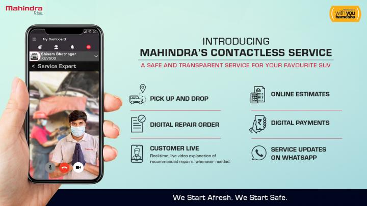 Mahindra introduces contactless service for customers 