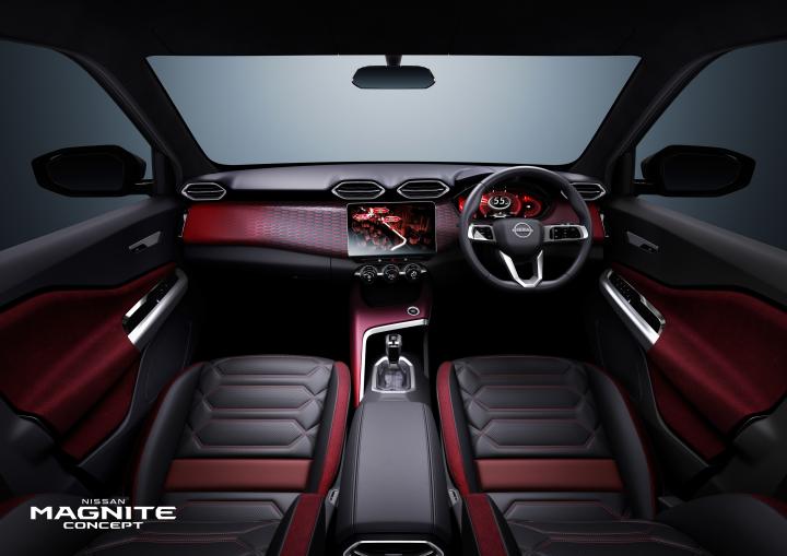 Nissan reveals interior of the Magnite Concept 