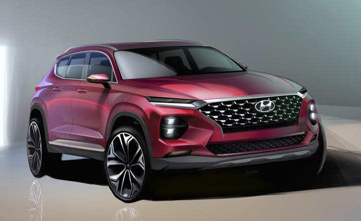 Fourth-gen Hyundai Santa Fe official renders out 