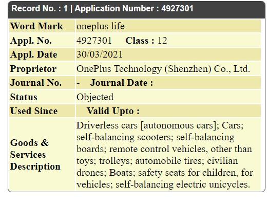 OnePlus files trademark for driverless EV, e-scooters 