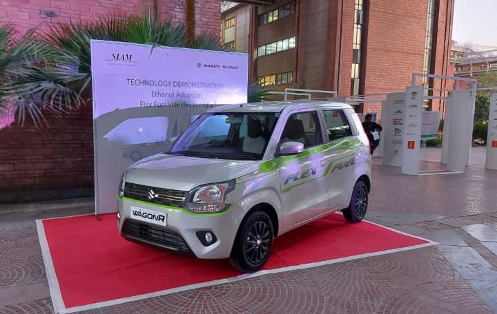 Maruti Suzuki showcases WagonR Flex-fuel prototype in Delhi 