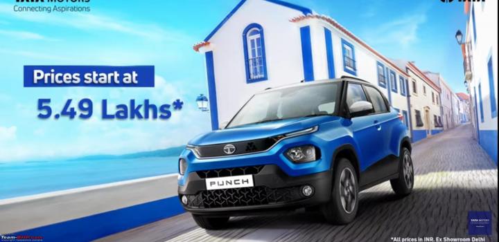 Tata Punch launched at Rs. 5.49 lakh 