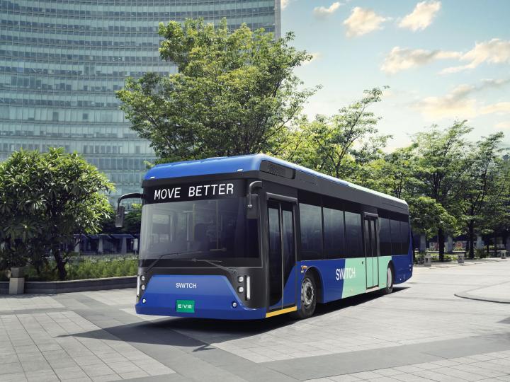 Switch Mobility launches EiV 12 electric bus in India 