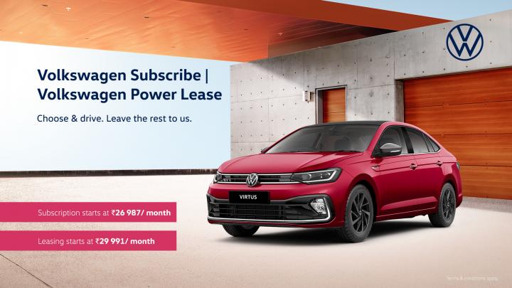 You can now lease a Volkswagen Virtus at Rs 26,987 