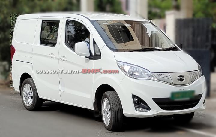 Scoop! BYD's Electric Cargo Van being tested in India 