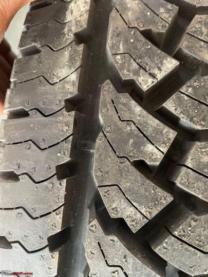 My Force Gurkha gets a set of new tyres: Goodyear Wrangler AT SilentTra 