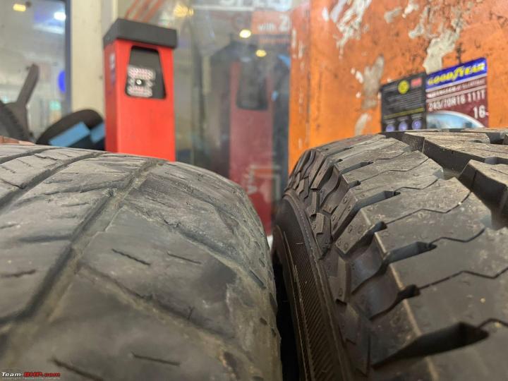 My Force Gurkha gets a set of new tyres: Goodyear Wrangler AT SilentTra 
