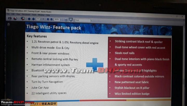 Scoop! Tata Tiago Wizz features leaked 