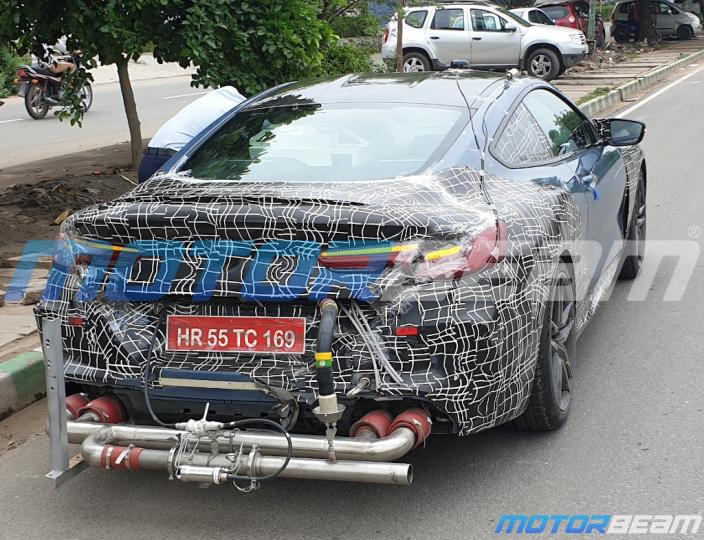BMW M8 Coupe spied testing in India 