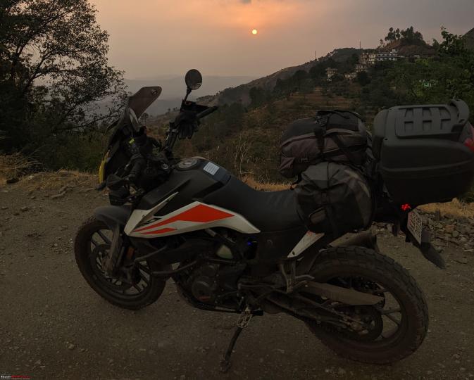Riding across India's worst heat wave on a KTM 390 Adventure 