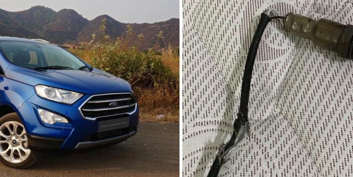 Rats chewed the O2 sensor wire of my Ford EcoSport 