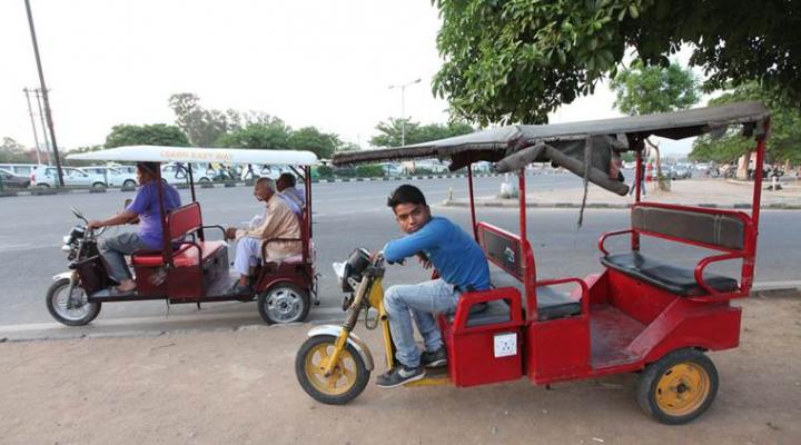 11,000 electric rickshaws are sold in India every month! 