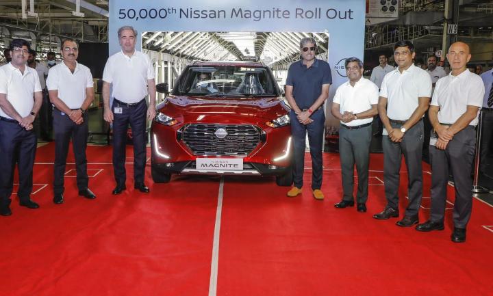 Nissan Magnite production crosses the 50,000 unit mark 