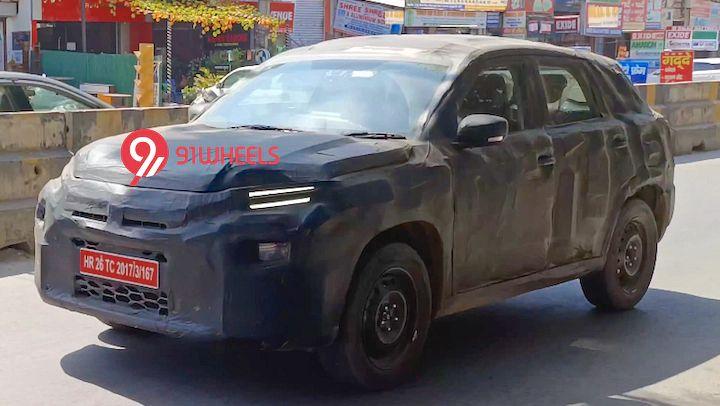 Maruti & Toyota mid-size SUV spied; to rival Hyundai Creta 