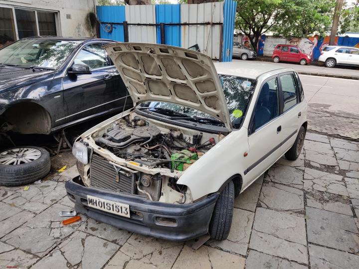 My 1995 Maruti Zen: Fixing the grille & lights after a minor accident 