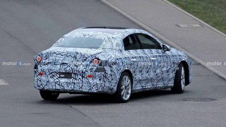 2024 Mercedes-Benz EQA sedan spied for the first time 