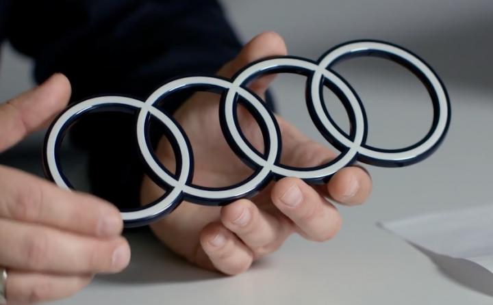 New Audi logo unveiled; Redesigns its iconic four-rings 