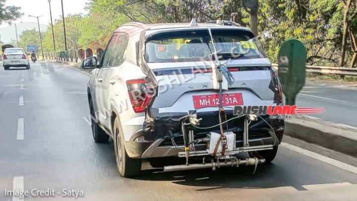 Hyundai Creta test mule spied in Pune; CNG variant on the cards? 