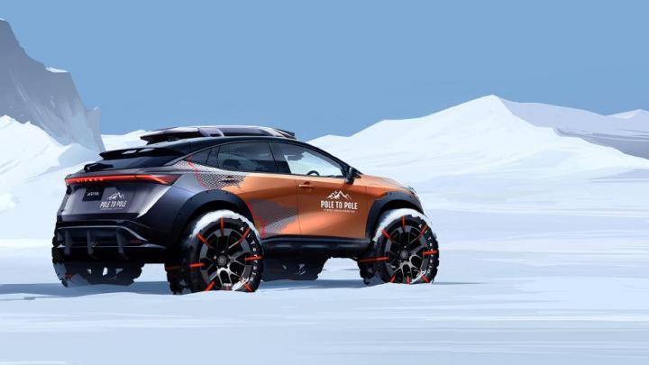 Nissan Ariya EV to attempt world's first North-to-South Pole drive 