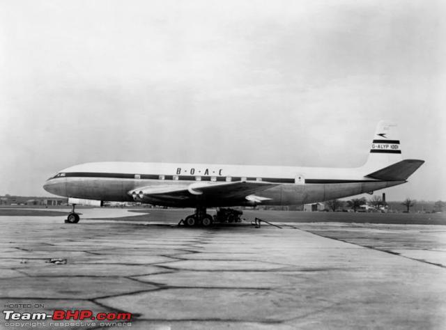 Aviation: The first ever scheduled fare paying flight by a jet airliner 
