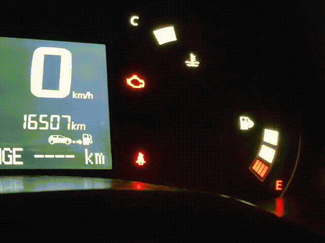 Fuel indicator of my Triber keeps blinking; engine refuses to start 