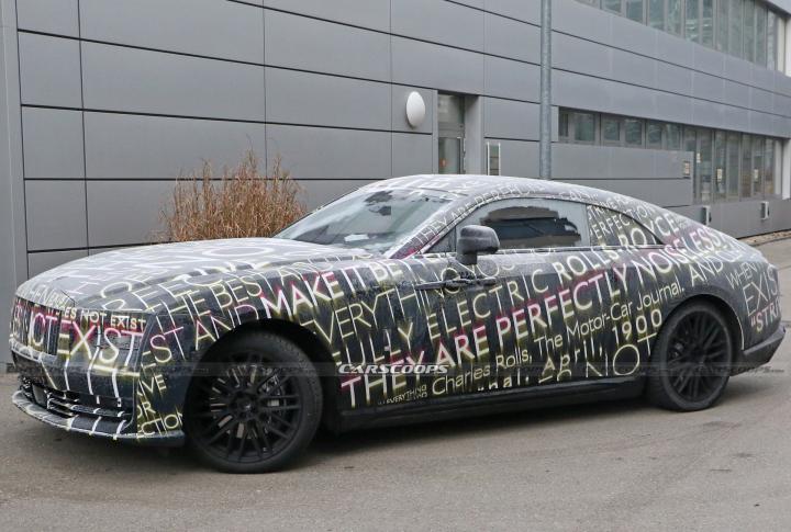 2023 Rolls Royce Spectre EV spied for the first time 