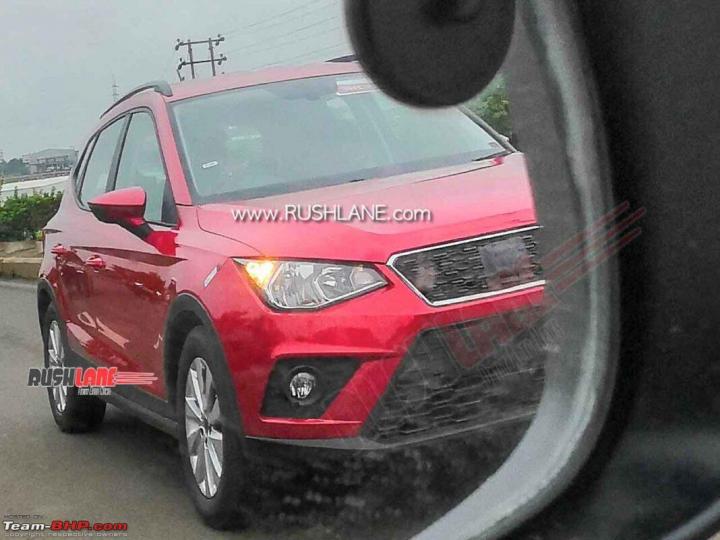 Seat Arona crossover spotted testing in Pune 