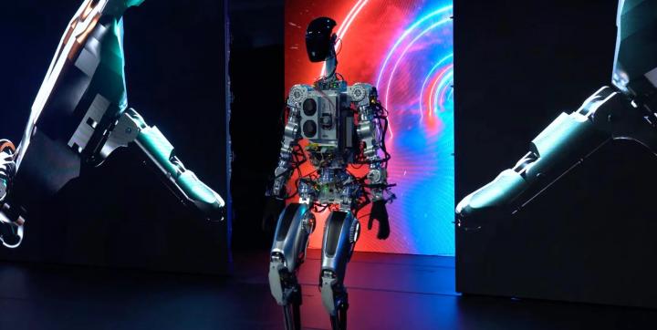 Tesla unveils its humanoid robot prototype on AI Day 