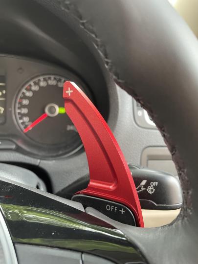 Installed paddle shifter extenders on my Volkswagen Vento TDI DSG 