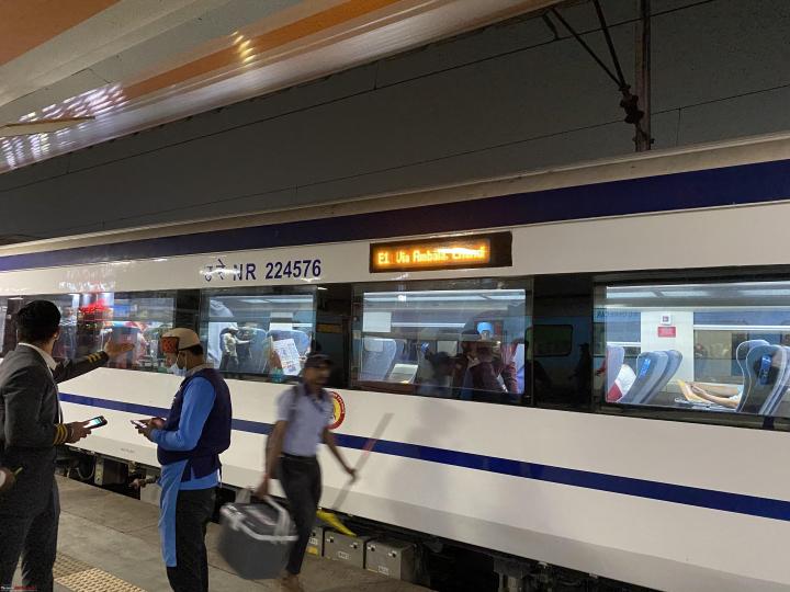 Travelled in Vande-Bharat Express from Delhi to Chandigarh: Experience 