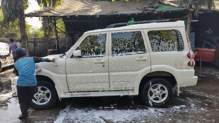 Servicing my old Scorpio after ~ 1.5 years costs me Rs 7000 