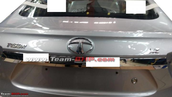 Scoop! Tata Tigor spotted with production badges 