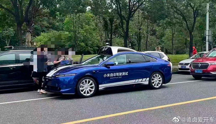 Xiaomi electric car spied for the first time 