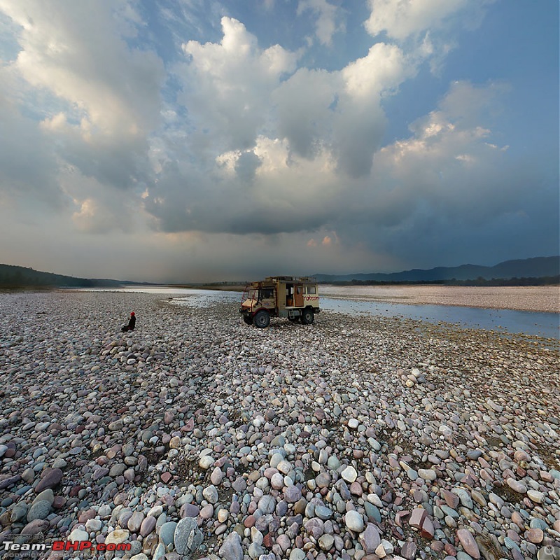 The Adventures of "Moggy" - A Unimog in India-riverstonesmog.jpg