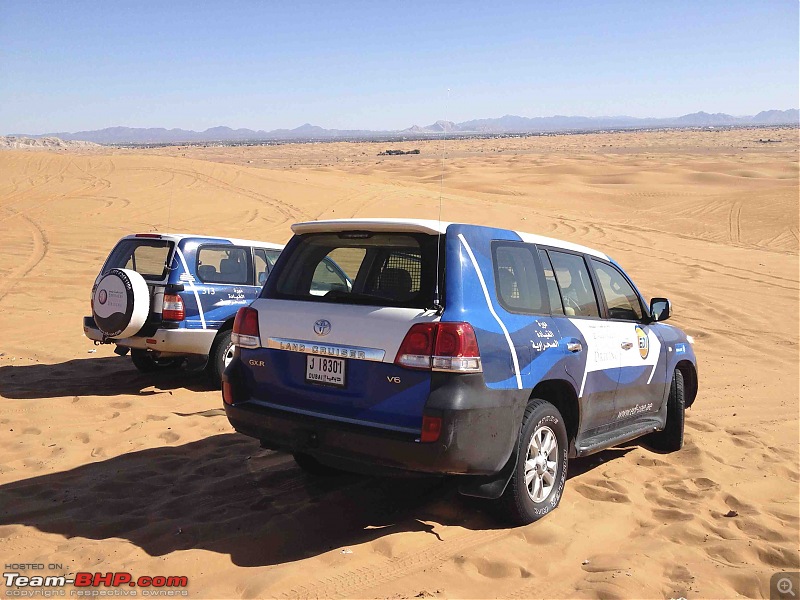 Advanced Desert Driving Course in Dubai, UAE - A Report-parked-lunch.jpeg