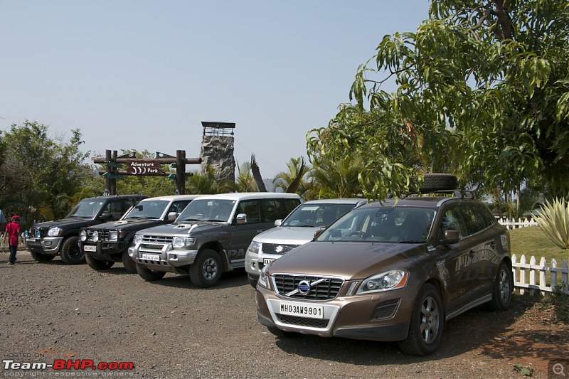 Mild Offroading with SUVs in Lonavala-cars-parked1.jpg