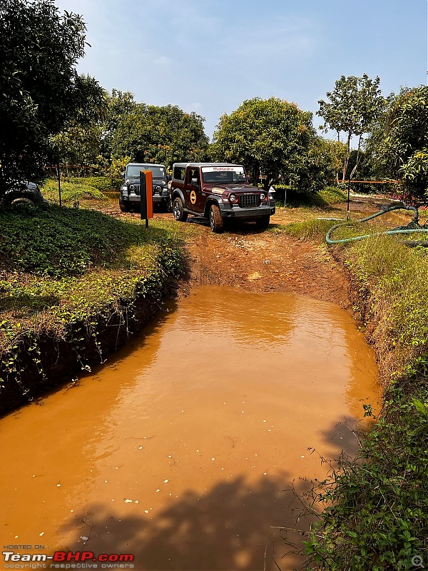 Experiencing Mahindra Xtreme Adventure | With a Thar on Mahindra's SUV Proving Track-water-trench.jpeg