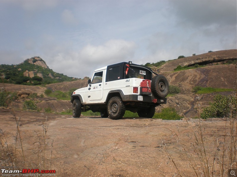Of Jeep's, Gypsy, Landy and a L&T Komatsu - OTR/Recee (Off Kanakpura) - 11Jul2010-leading-group.jpg