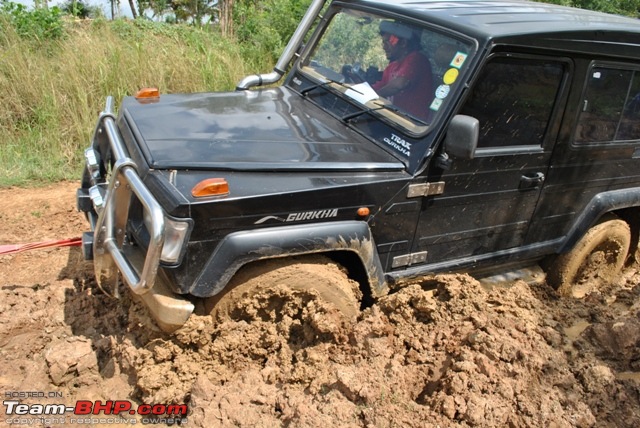 Mud Puddle @  Bidaraguppe Indlebele lake Rock Crawl Bagilure road & River fording too-dsc_0778.jpg
