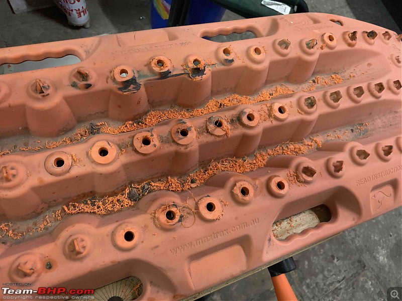 Repairing damaged Maxtrax Traction Boards-11-all-drilled-.jpeg