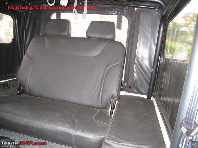 The Mahindra Thar DI - Finally!-frontfacingseat1.jpg