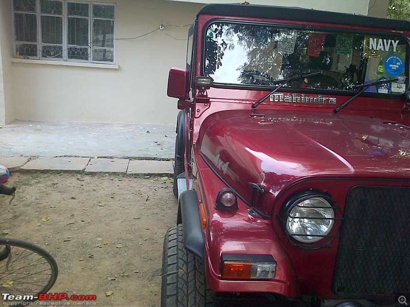 My li'l Red Mahindra Thar with some practical modifications-img2013112700701.jpg